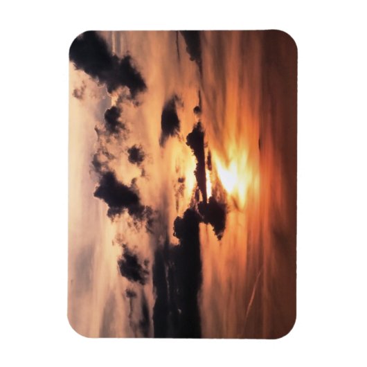 日没 マグネット (縦)