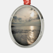 日没 メタルオーナメント (左)