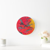 日没 ラウンド壁時計 (ホーム)