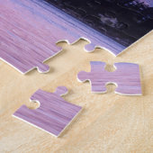 日没、ワシントン州のレーニア山 ジグソーパズル (側面)