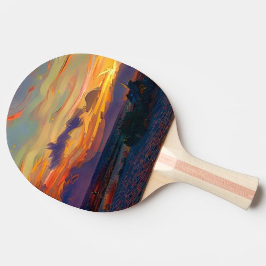 日没 卓球ラケット (横)