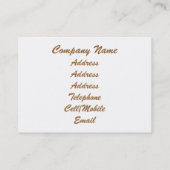 日没 名刺 (裏面)