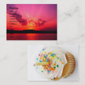 日没 名刺 (正面/裏面)