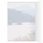日没、垂直で川で作業 (内側 (左))