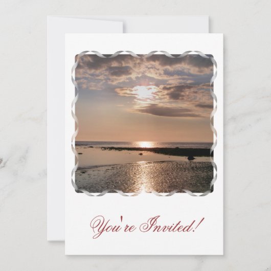 日没 招待状 (正面)