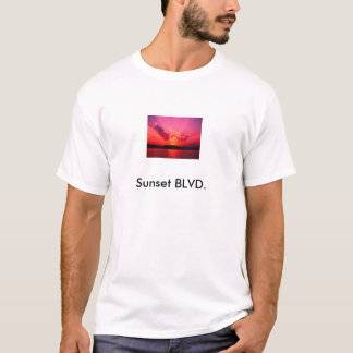 日没、日没通り Tシャツ