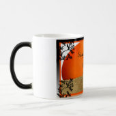 日没、粋な女性のカーボーイ モーフィングマグカップ (左)