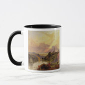 日没(紙の油)のAvonの峡谷 マグカップ (左)