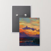 日没 缶バッジ (正面/裏面)