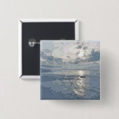 日没 缶バッジ (正面&裏面)