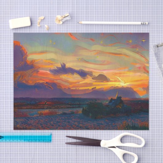 日没 薄葉紙 (クラフト)