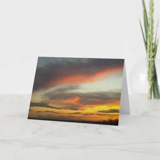 日没(2)印エドワードWesterfield.による2016年の写真 カード (正面)