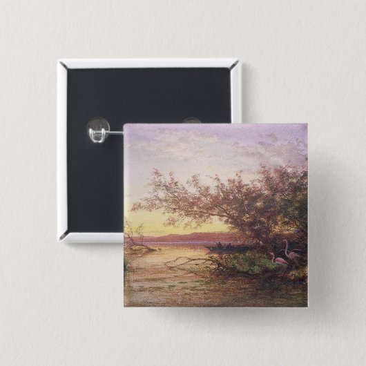 日没、Camargue 缶バッジ (正面&裏面)