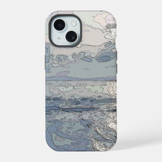 日没 iPhone 15ケース (裏面)