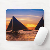 日没|PhilippinesのParawの航行 マウスパッド (マウス)