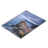 日没| Vernazza、Cinque Terre、イタリアの直後 ノートブック (左側)