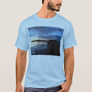 日没、Whidbeyの島のTシャツのCoupeville Tシャツ