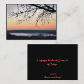 日没ATCのCayuga湖 名刺 (正面/裏面)