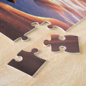 日没Bandonオレゴン ジグソーパズル (側面)