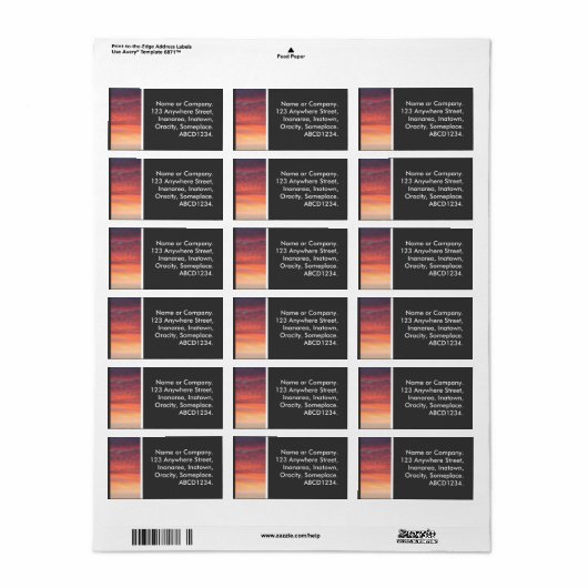 日没II ラベル (フルシート)