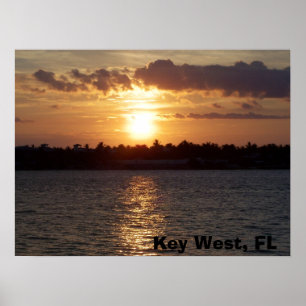 日没Key West、FL ポスター