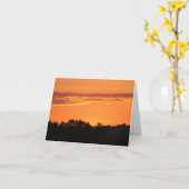 日没Notecard カード (黄色い花)