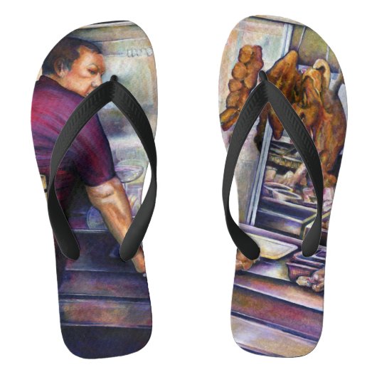 日焼けしたシンガポール ビーチサンダル (フットベッド)