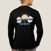 日焼けした無頓着なスタイル トライブレンドＴシャツ (背面)