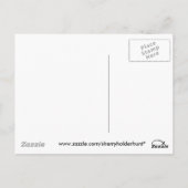 日焼けした ポストカード (裏面)