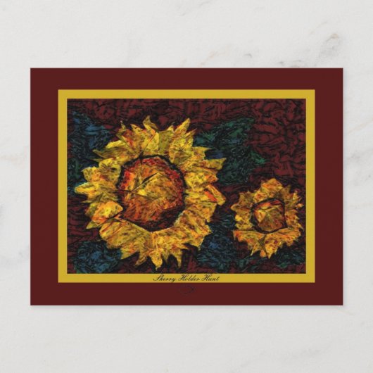 日焼けした ポストカード (正面)