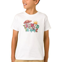 日焼けしてほろ酔い楽しい夏のビーチの雰囲気Tシャツ