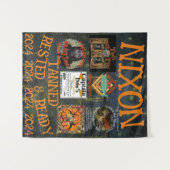 日焼けして休息をとり準備万端 ニクソン 2024 大統領 タペストリー (正面(横))