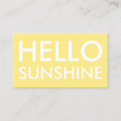 日焼けします及び美容院の最小主義の名刺 名刺 (正面)