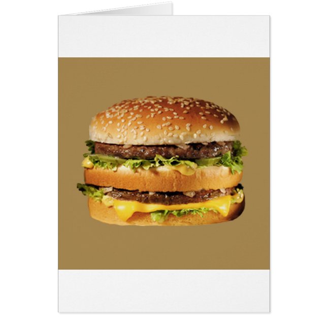 日焼けのハンバーガー (正面)