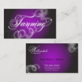 日焼けの名刺のエレガントな華麗さの白熱 名刺 (正面/裏面)