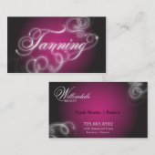 日焼けの名刺のエレガントな華麗さの白熱 名刺 (正面/裏面)