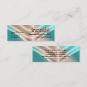 日焼けの日焼けのサロンの水の青銅 スキニー名刺 (正面/裏面)