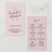 日焼けアフターケアピンクソフト 名刺 (正面/裏面)