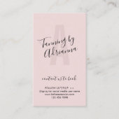 日焼けアフターケアピンクソフト 名刺 (正面)