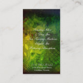 日焼けサロンのスパの名刺のスタイリッシュなグランジ 名刺 (裏面)