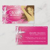 日焼けサロンの名刺 名刺 (正面/裏面)