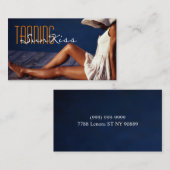 日焼けサロンスパ名刺 名刺 (正面/裏面)