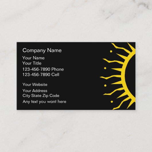 日焼けサロン名刺 名刺 (正面)