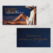 日焼けサロン、スパ名刺 名刺 (正面/裏面)