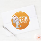 日焼けステッカー ラウンドシール (封筒)