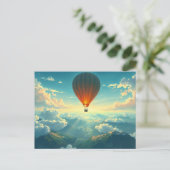 日焼けバルーンライド ポストカード (スタンド正面)