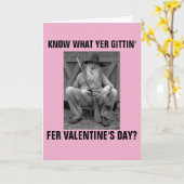 日焼けヒラビリーバレンタインデーのカード カード (黄色い花)