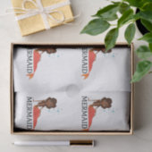 日焼けブルネットマーメイドサンダー_コーブ 薄葉紙 (ギフト)