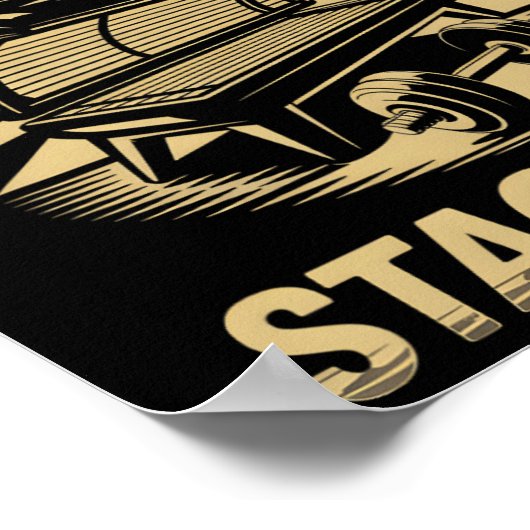 日焼けベッドグロー懸命競合他社フィットネスファンタン ポスター (角)