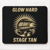 日焼けベッドグロー懸命競合他社フィットネスファンタン マウスパッド (正面)
